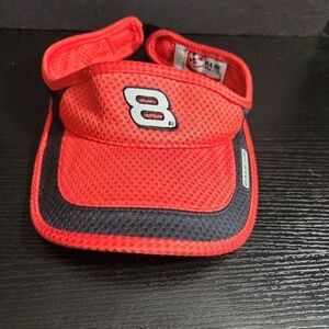 CHASE Authentics Dale Earnhardt Jr #8 NASCAR Visor One Size Red Black Adjustable
